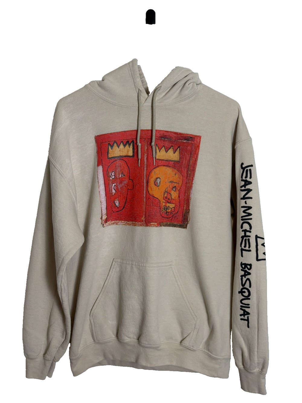 Jean Michel Basquiat Graphic Print Hoodie Size Medium